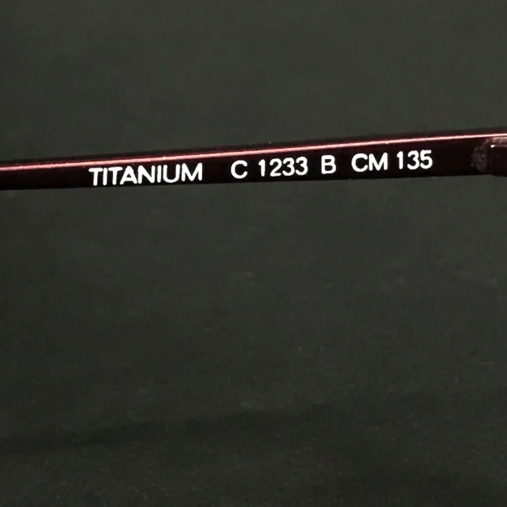 Cerruti 1881 Eyeglasses Frames C1233 B Shiny Purple Half Rim Titanium 52-16-135